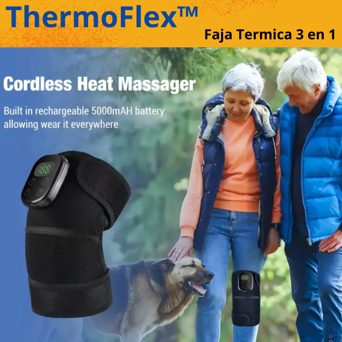 Si la molestia en los Hombros, Rodillas y Codos no te deja tener un buen día ni dormir, esto es para ti: "Faja Térmica 3 en 1"