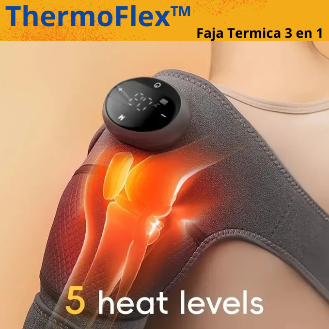 Si la molestia en los Hombros, Rodillas y Codos no te deja tener un buen día ni dormir, esto es para ti: "Faja Térmica 3 en 1"