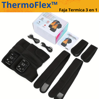 Si la molestia en los Hombros, Rodillas y Codos no te deja tener un buen día ni dormir, esto es para ti: "Faja Térmica 3 en 1"